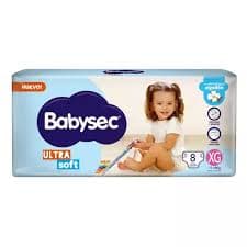 PANAL BABYSEC UL.REG.XG. 8 un