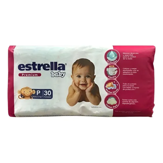 PANAL ESTRELLA PRE.HIP.PEQ 30 un